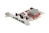 Controller - StarTech.com 4-Port USB PCIe Card 10Gbps USB PCI Express Expansion Card w/ 2 Controllers 2x USB-C & 2x USB-A ports (USB 3.2/3.1 Gen 2) USB/USB-C PCI-e Card Full Profile Brackets - PEXUSB312A2C2V