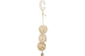 Fuglelegetøj - Trixie 3 Rattan balls with bell 24 cm - TX51693