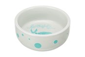 Kanin & gnaver - Trixie Ceramic Bowl rabbit 250 ml/ø 11 cm assorted colours - TX60739