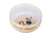Gnavere - Trixie Honey & Hopper Ceramic Bowl 250 ml/ø 11 cm assorted colours - TX60808