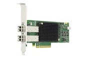 Netværksadapter (netkort, printserver mv.) - Emulex LPe31002 Gen 6 (16Gb) dual-port HBA (upgradeable to 32Gb) - host bus adapter - PCIe 3.0 x8 - 16Gb Fibre Channel x 2 - LPE31002-M6