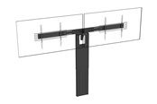 Vægbeslag, AV-Beslag & AV-Møbler - Vision VFM-F50/D stand - motorised - for 2 flat panels - black - Maks 95 kg - Maks størrelse 86" - VFM-F50/D