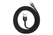 USB kabel - Baseus Cafule USB Lightning Cable 2.4A 1m (Gray+Black) - CALKLF-BG1