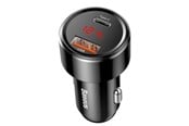 Mobil - Andet Tilbehør - Baseus Magic Car Charger USB + USB-C QC 4.0 PD 45W (Black) - CCMLC20C-01