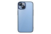 Mobil - Covers & Cases - Baseus Glitter Transparent Case and Tempered Glass set for iPhone 14 Plus (blue) - ARMC021403