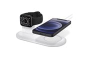 Mobil - Adaptere & Opladere - Spigen MagSafe Charger & Apple Watch stand 2in1 MagSafe Duo - white *DEMO* - AMP02797