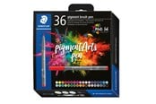 Skrive- og Tegneværktøjer - Staedtler Brush Pen Pigment 36 stk/ass - 371 C36