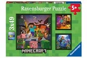 Puslespil - Ravensburger Minecraft Biomes 3x49p - 10105621