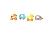 Babylegetøj - Small Foot - Wooden Push Figure Animal on Wheels - 10631