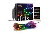 Smart Home - Twinkly Dots – 200 App-controlled RGB LEDs. 10 Meters. Black Wire. - TWD200STP-BEU
