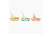 Vandleg - Small Foot - Bath Toy Wooden Sailboats Set of 3 - 11653