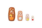 Trælegetøj - Small Foot - Wooden Matryoshka Doll Bear Family - 10621