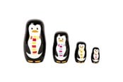 Kreativt Legetøj - Small Foot - Wooden Matryoshka Dolls Penguin Family - 10619