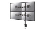 Skærmholder - Neomounts FPMA-D550D4 mounting kit - full-motion - for 4 flat panels - black - FPMA-D550D4BLACK