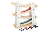 Babylegetøj - Small Foot - Wooden Autobahn with 4 Cars - 11873