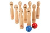 Udendørsleg - Small Foot - Wooden Bowling Game 11 pcs. - 1052
