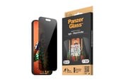Mobil - Beskyttelsesglas - PanzerGlass Privacy Screen Protector iPhone 15 Pro Max | Ultra-Wide Fit w. EasyAligner - PANZERP2812