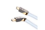 Skærmkabel - Supra HDMI 2.1 - 2m - Blå - 8K - Kabel med aftageligt stik-hus - 1001100013