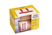 Emballeringsmaterialer - Avery Informationsetiketter m/symbol "Denne retning opad", 100 x 74 mm, 200 Etiketter, Hvid - 7250