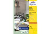Papir, Fotopapir og Etiketter - Avery Farvede etiketter, 105 x 148 mm, 400 Etiketter, Gul - 3459