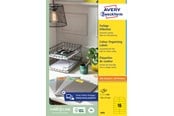 Papir, Fotopapir og Etiketter - Avery Farvede etiketter, 105 x 37 mm, 1.600 Etiketter, Gul - 3455