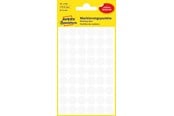 Papir, Fotopapir og Etiketter - Avery Prikmærkater, Ø 12 mm, 270 Etiketter, Hvid - 3145