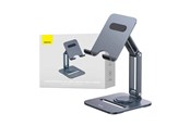 Tablet - Andet Tilbehør - Baseus Desktop Biaxial Foldable Metal Stand (for Tablets) Space Grey - B10431801811-00