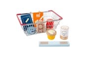 Rolleleg - Small Foot - Wooden Play Food in Shopping Basket - 11443