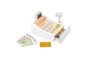 Rolleleg - Small Foot - Wooden Toy Cash Register with Accessories 15dlg. - 11099