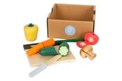 Rolleleg - Small Foot Wooden Cut and Play Food Vegetables Set 1 - 12329