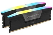 RAM - Corsair Vengeance RGB DDR5-6000 - 32GB - CL36 - Dual Channel (2 pcs) - Intel XMP - Sort med RGB - CMH32GX5M2B6000C36