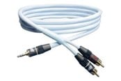 Audio kabel - Supra Biline MP-RCA Audiocable 3.5 mm jack - RCA Ice Blue 2 m - 1001900750