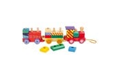Trælegetøj - Small Foot - Wooden Stacking Blocks Train 16dlg. - 3498