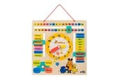 Leg & Læring - Small Foot - Wooden Learning Board Watch Clock Mouse - German language - 10496