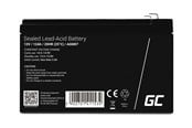 UPS - Green Cell AGM07 - 12V 12Ah VRLA Battery | AGM | Maintenance-Free - AGM07