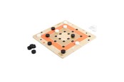 Brætspil - Small Foot - Wooden Solitaire and Mill Game Gold Edition - 12220