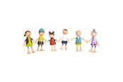 Figur - Small Foot - Wooden Dollhouse Family Bendable 6pcs - 11804