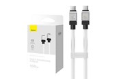 USB kabel - Baseus Cable USB-C do USB-C CoolPlay 100W 2m (white) - CAKW000302