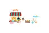 Trælegetøj - Small Foot - Wooden Take-along Play Shop Poppenhuis 15dlg. - 11393