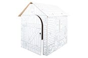 Kreativt Legetøj - Small Foot - Cardboard Playhouse Farm 87x71x88cm - 10015
