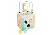 Babylegetøj - Small Foot - Wooden Activity Cube and Motor Skills - 11724