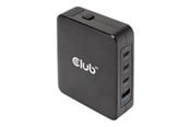 Mobil - Adaptere & Opladere - Club 3D CAC-1917 power adapter - GaN technology - USB 3 x USB-C - 140 Watt - CAC-1917