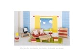 Dukke, bamse og udstyr - Goki Doll Furniture Living Room - 51716