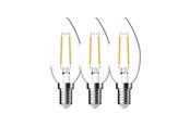 Lyskilder - Nordlux LED pære Kerte 4W/827 (40W), 3-pak E14 - 5183001523