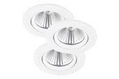 Lamper - Nordlux Fremont 3-Kit IP65 2700K Indbygningsspot, Hvid - 2310036001