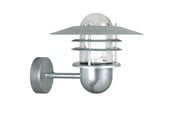 Lamper - Nordlux Agger udendørs væglampe, galvaniseret stål - 74481031