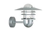 Lamper - Nordlux Agger Væglampe med sensor, Galvaniseret stål - 74501031
