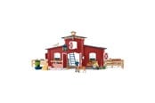 Schleich - Schleich Rød Lade med dyr og tilbehør - 42606