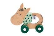 Babylegetøj - Eichhorn Baby HIPP Wooden Push Figure Donkey - 100005867