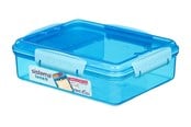 Køkkentilbehør - Sistema Snack Attack Duo Lunch 975ml - Blue - 41482
